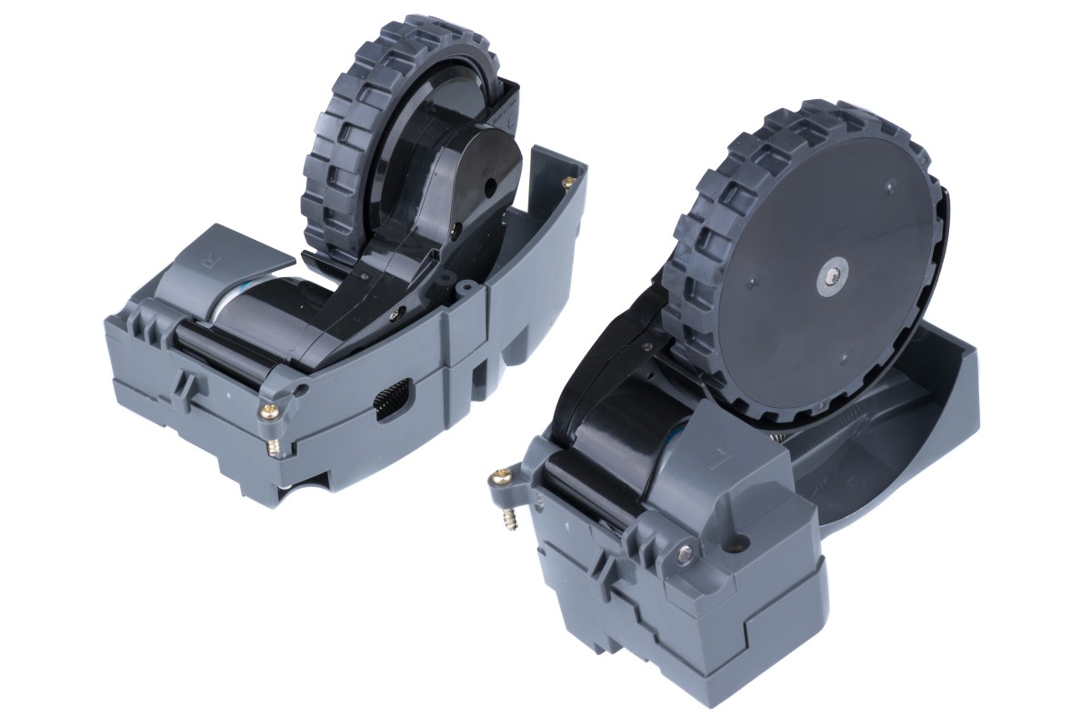 MEROM Neumáticos Robot de Limpieza Antideslizante Firma Durable Usable para IROBOT ROOMBA Series 500 600 700 800 900 Fácil de Reemplazar Cuatro por Paquete 