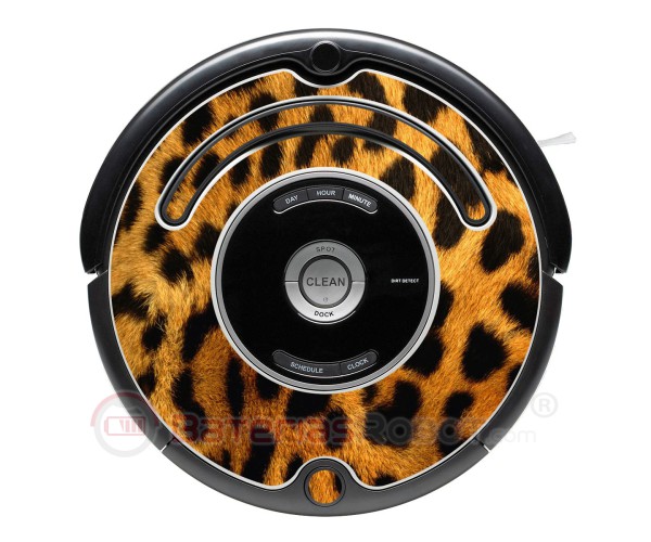 Leopardo. Vinile decorativo per Roomba - Serie 500 600