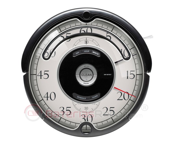 Cronómetro. Vinilo decorativo para Roomba