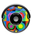 2 abstrakte Kandinsky. Vinyl für iRobot Roomba - 500 600 Serie