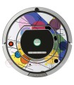 POP-ART Círculos de Kandinsky. Vinil para iRobot Roomba - Série 700