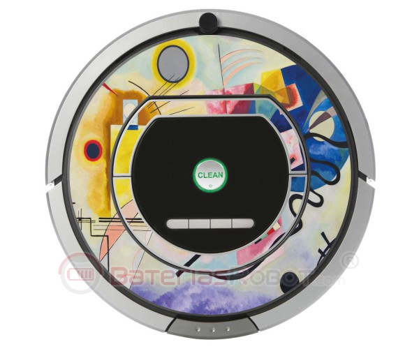 Kandinsky Abstrait 1. Vinyle pour Roomba iRobot - Série 700